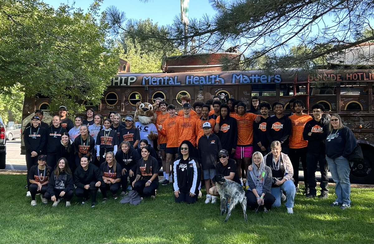 lassenathletics's tweet photo. LCC &amp; LCC Athletics were well represented at the Out of the Darkness Community Walk.

It unites our communities and provides an opportunity to acknowledge the ways in which suicide and mental health conditions have affected our lives and the lives of those we love and care about. https://t.co/LH5UAxXbXJ
