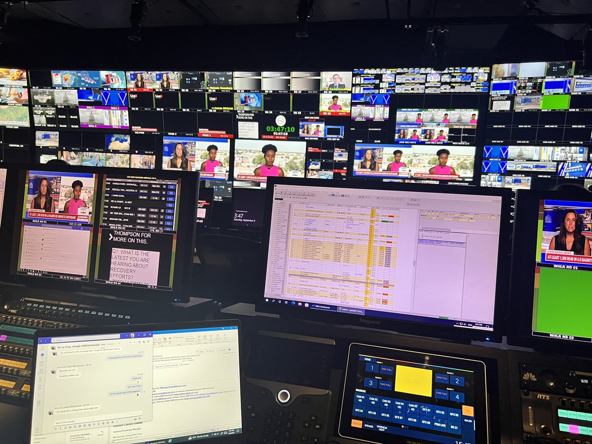You can’t tell me dreams don’t come true … just Line produced my first <a href="/MSNBC/">MSNBC</a> shows. Producing Cable news is a whole different level of producing. 
#LineProducer #CableNews #CareerMoves