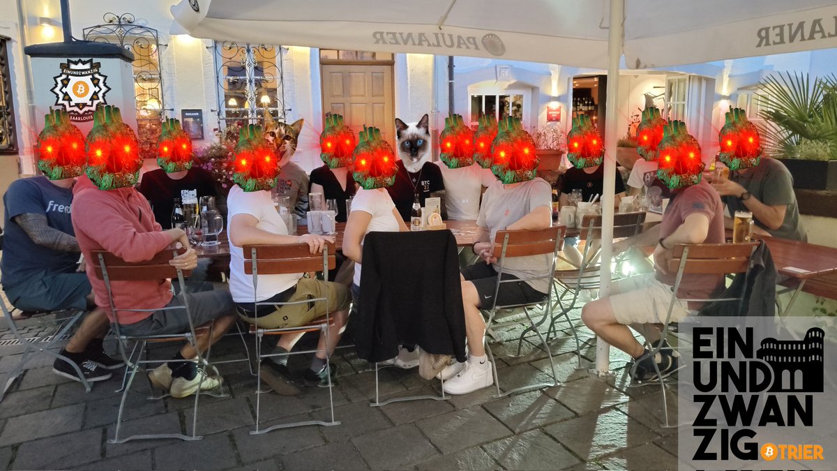 Heute vor einem Jahr hatten unser erstes Meetup um es genau zu sagen zur Blockzeit 753327 
Wir haben natürlich im Paulaner In Zurlauben gefeiert. Dort gibt es ab jetzt 10% Rabatt wenn ihr mit #Bitcoin zahlt oder 20% wenn ihr im #Einundzwanzig Verein seid.
einundzwanzig.space/verein