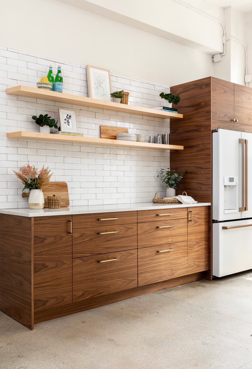 First thing that put Semihandmade on the map with IKEA kitchens was sequence-matched Walnut - real wood veneer, every door/drawer front fits like a puzzle, $$, no two projects are alike. The downside is exactly the same. For people who want it though, there is no substitute.