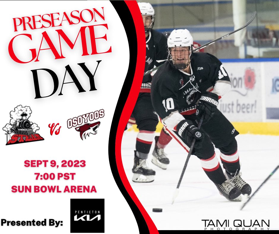 SteamKIJHL's tweet photo. π¨π¨ GAME DAY π¨π¨
Preseason kicks off for us tonight in the desert as we pay a visit to our best friends in the whole wide world!
π @KIJHLCoyotes
πSun Bowl Arena
β° 7:00PM π π
πΊ @FloHockey
#GoSteamGo #AllAboardπ https://t.co/foHobTSkU1