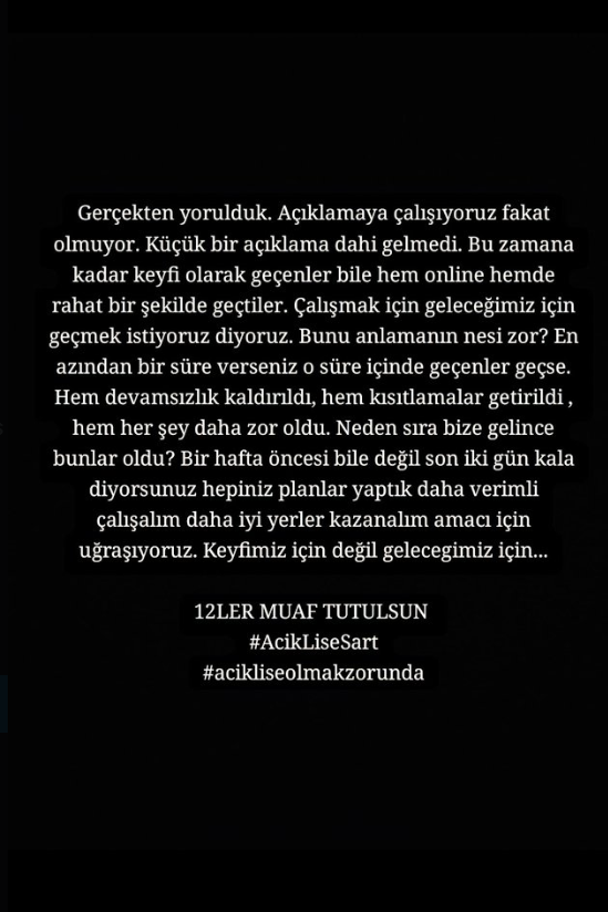 OLmaz16314's tweet photo. #acikliseolmakzorunda
artık yazmaya dahi gücüm kalmadı... https://t.co/cuWv7EQn8Q