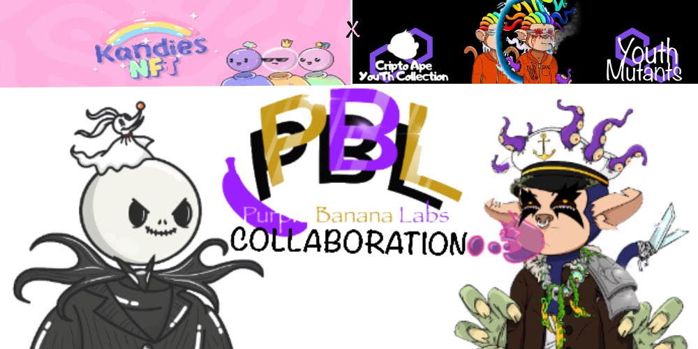Collaboration Giveaway💜

To quality for an entry: 
1️⃣ Fol, Like , Ret @CryptoApeYouthC,@among_apes,<a href="/KandiesNft/">Kandies 🍬</a>,@KustardsNft 
2️⃣ Turn on Notis 🔔
3️⃣Join Discords
4️⃣ discord.gg/bUawEUvKqA , discord.gg/TNuwvu5AnH 

Prizes: 2 CAYC 2 Youth Mutants 2 KandiesNfts (6Winners)

48Hrs