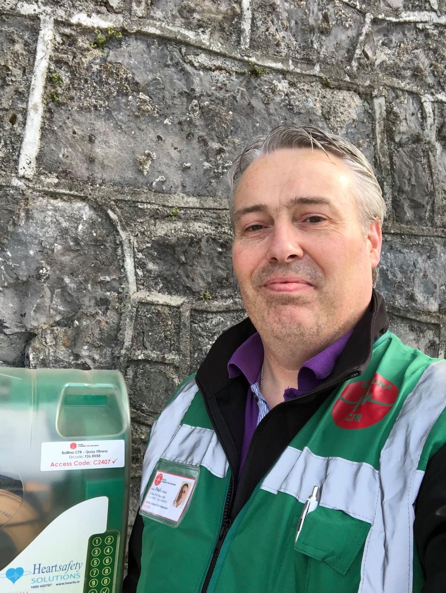 ballinacfr's tweet photo. Please support our fundraiser to help  our dear colleague and friend Paul McGarry on his road to recovery after a catastrophic brain haemorrhage. Paul is one of our founding members &amp; #everydayhero. Thank You from all the team at #BallinaCFR 🙏 🙏🙏
➡️ https://t.co/H6VZdjvNRq https://t.co/HLBO5Rts3u