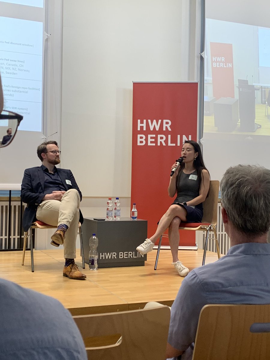 Jannik73506394's tweet photo. Loving this debate on Modern Money and the Currency Hierarchy at the 2023 #MMTConference 🔥
@Pufendorf_EN @Pufendorf_eV https://t.co/twpO5v2jnt