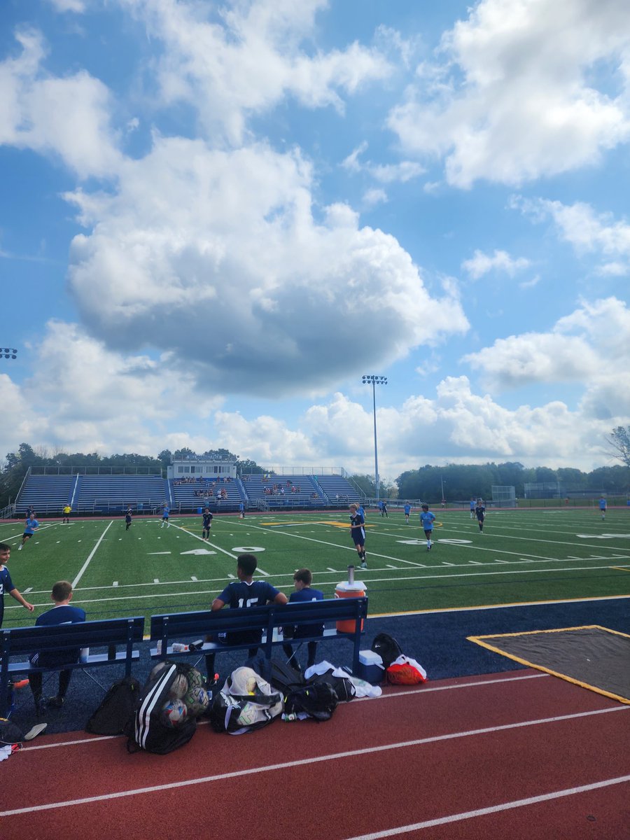 JV boys in action for their season opener vs <a href="/StonBoysSoccer/">Stonington High School Boys Soccer</a>