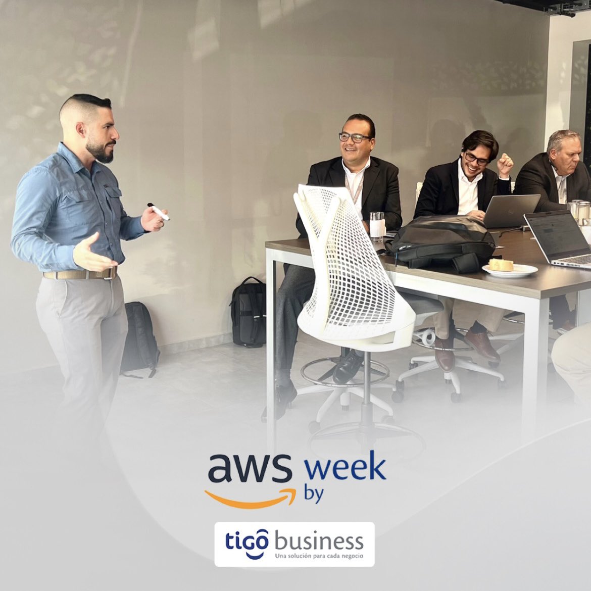 TigoHn's tweet photo. ¡Finalizamos con éxito #AWSWeek by #TigoBusiness! Una semana de innovación y colaboración que nos llena de gratitud. Gracias a @awscloud por haber compartido conocimientos y experiencia con nuestros invitados especiales y mostrarles el camino hacia nuevas fronteras tecnológicas🧑🏻💻 https://t.co/pNt4Qf3yhq