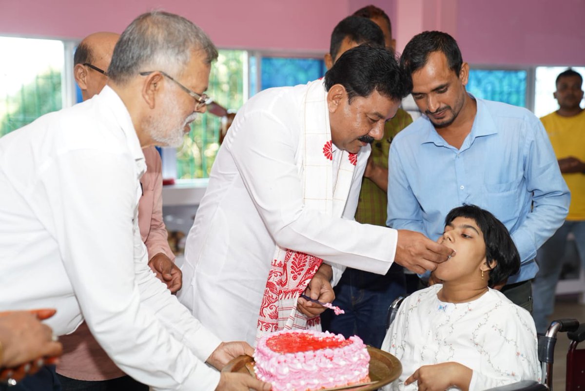 RanjeetkrDass's tweet photo. Today, on my Special Day✨ the Children of the Students Welfare Mission TAPOBAN in Pathsala made it more special with their endless love on my visit to Tapoban with my better half, which is truly priceless.

Tapoban, Est. with the tireless efforts of Mr. Kumud Kalita, recipient of the National Teacher Award '23 who gives ray of light to the Special Children of the Society.