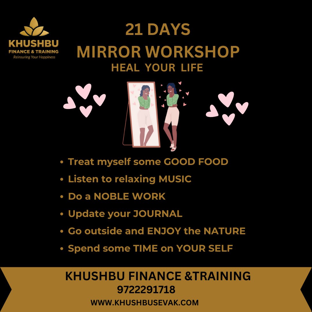 khushbu_mirani's tweet image. Heal your life ❤️

#life #mirrorworkshop #healyourlife #success #selflove #money #abundance #confidence