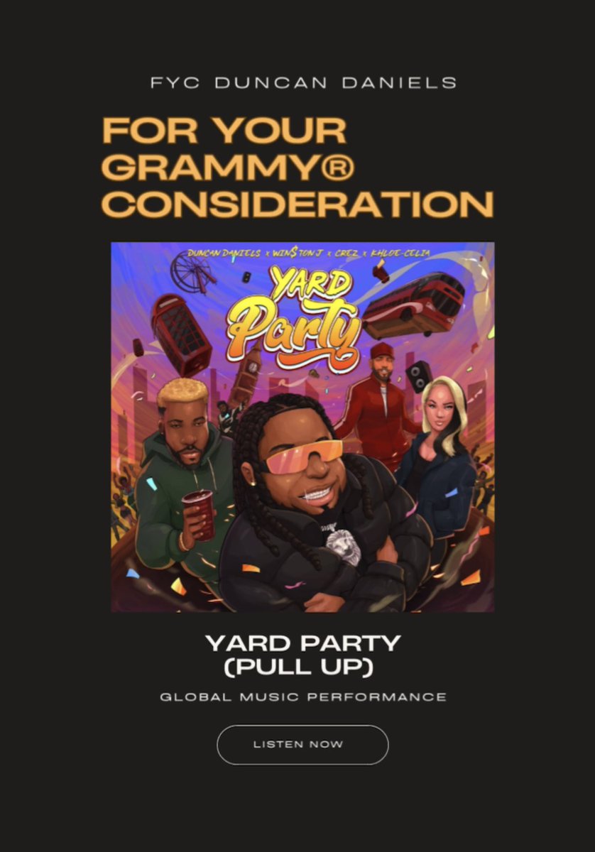 Dunkishrock's tweet photo. I’m thrilled to announce that 3 of my songs have been entered for your consideration in the following categories at the 66th annual Grammy Awards.                                          
- Best Global Music Performance             
- Best African Music Performance           
- Best R&B Song                                     
Your consideration and support will go a long way. 🙏🏽 
https://t.co/BU6dim7aRz

#fyc #foryourconsideration #grammys #66thgrammyawards #firstroundvote #grammyawards #votingmembers