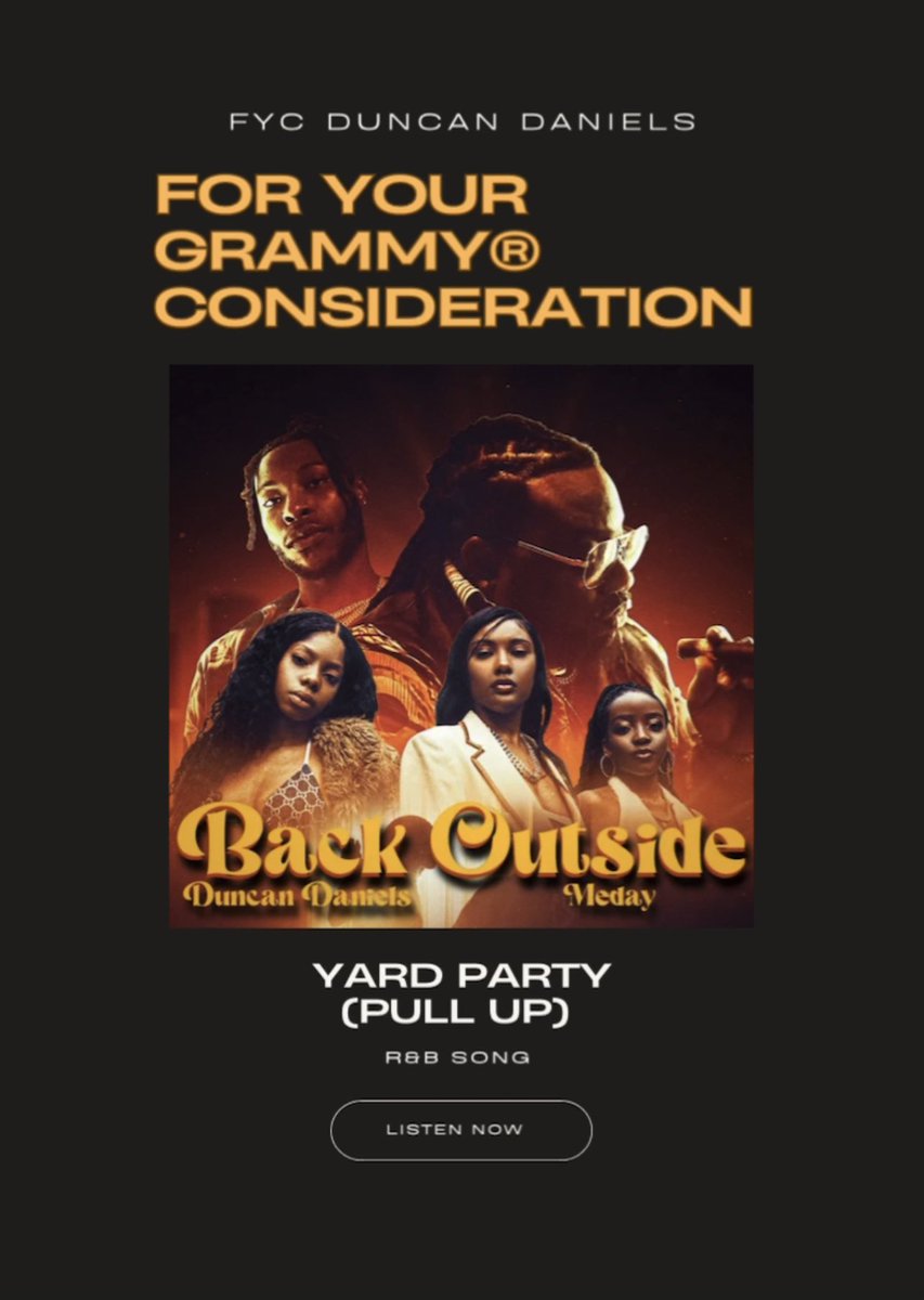 Dunkishrock's tweet photo. I’m thrilled to announce that 3 of my songs have been entered for your consideration in the following categories at the 66th annual Grammy Awards.                                          
- Best Global Music Performance             
- Best African Music Performance           
- Best R&B Song                                     
Your consideration and support will go a long way. 🙏🏽 
https://t.co/BU6dim7aRz

#fyc #foryourconsideration #grammys #66thgrammyawards #firstroundvote #grammyawards #votingmembers
