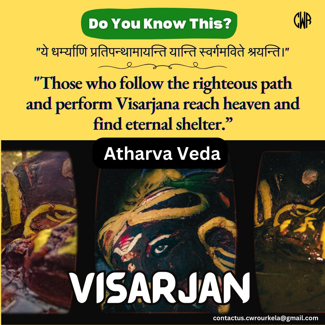 CWN_Group's tweet photo. #NatureConservation, #Visarjana, #VedicWisdom #GaneshPuja #SaveRivers #SaveWetlands #IndianFestivals #DivineWisdom 
🌟Sacred Teachings on Visarjana and Nature Conservation 🌿
Share this message to spread the awareness. https://t.co/UEV0mmoNDA