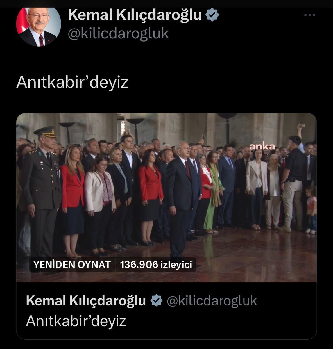 12 seçim kaybettiniz, terörist sevicileri, 10 Aralıkçıları, Badem Bıyıklıları, özetle ne kadar Cumhuriyet düşmanı varsa partide topladınız. 

PEKİ, HANGİ YÜZLE ATATÜRK’Ü ZİYARET ETTİNİZ? 

<a href="/kilicdarogluk/">Kemal Kılıçdaroğlu</a>