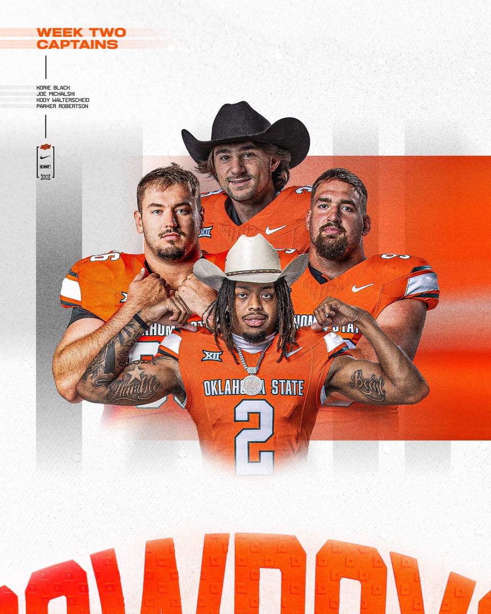 Your captains for week 2️⃣! 🤠