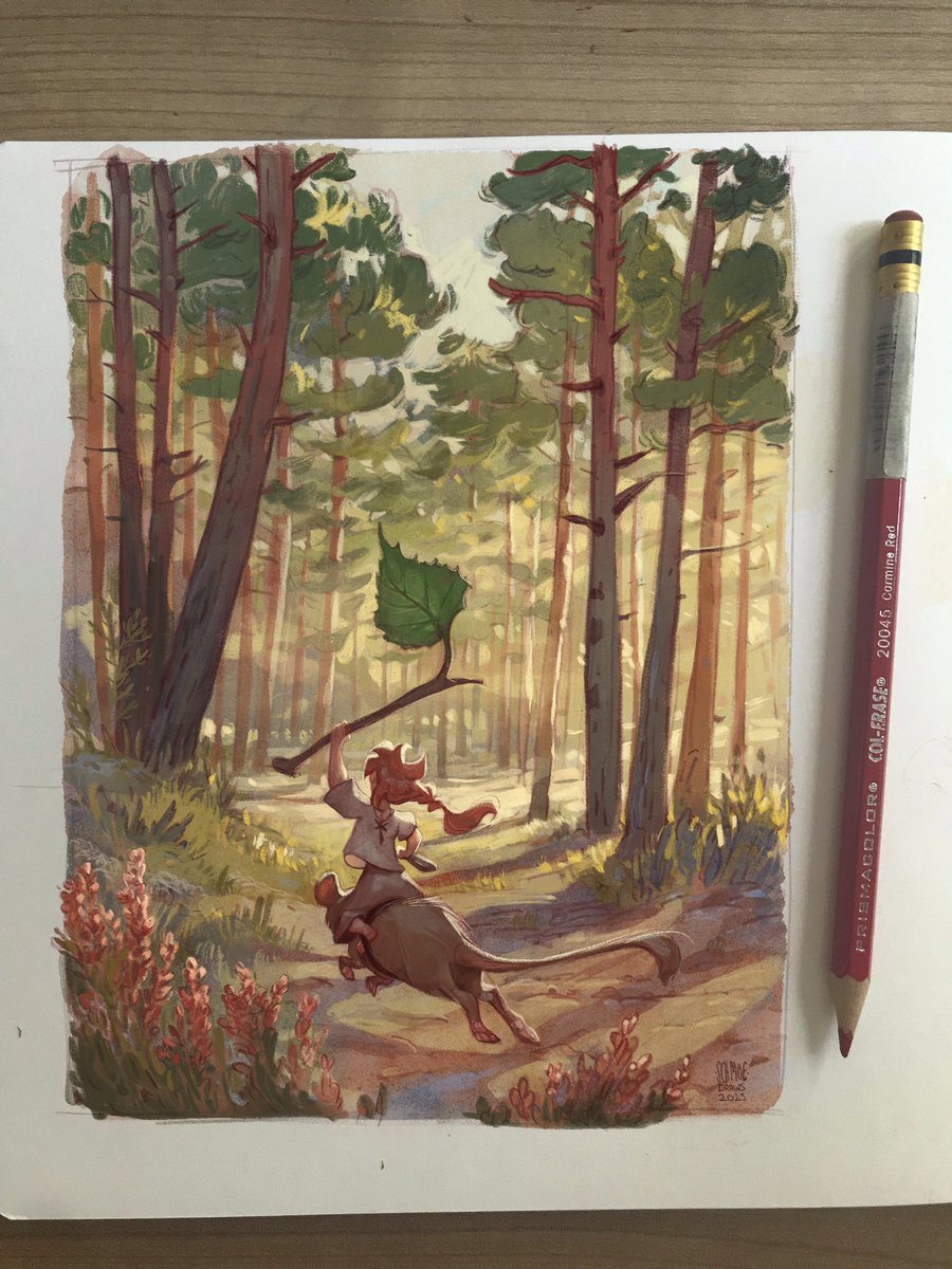 Schmoesi's tweet photo. I love painting light. #characterart  #ArtistOnTwitter https://t.co/bADTTpVbAW