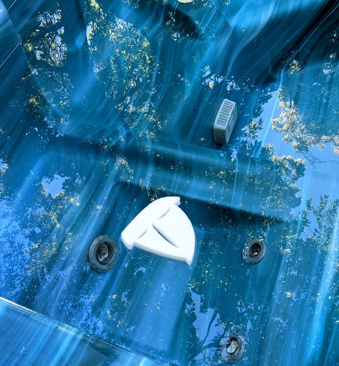 ScumBoat floating scum absorbers absorb a BOATLOAD of SCUM in your pool or hot tub! (Up to 40x its weight in oils, grime, slime, &amp; scum!) Available now in 4 packs on LeisureQuipInc.com and Amazon.