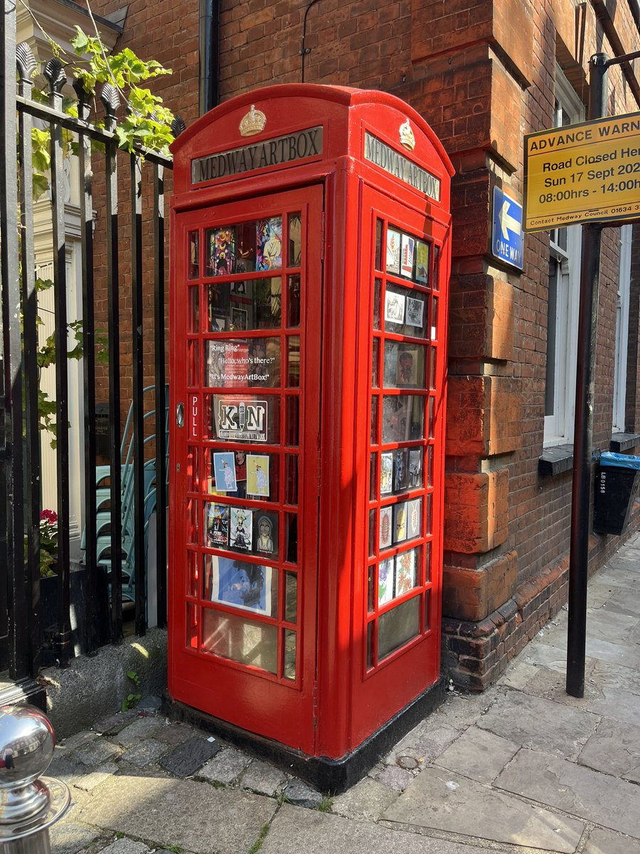 Spent the hottest day of the year in <a href="/MedwayArtBox/">MedwayArtBox</a> which now features a little Kent Illustration Network showcase.