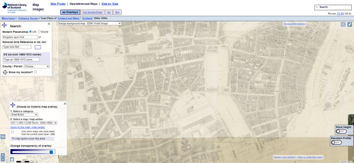 You can now see how Hull looked in the 1850s!

The National Library of Scotland have recently added the OS 1st Edition Mapping for cities to their georeferenced map library.

So, you can now zoom in on Hull’s Citadel as it was surveyed in the 1850’s.

loom.ly/02GKy0Q