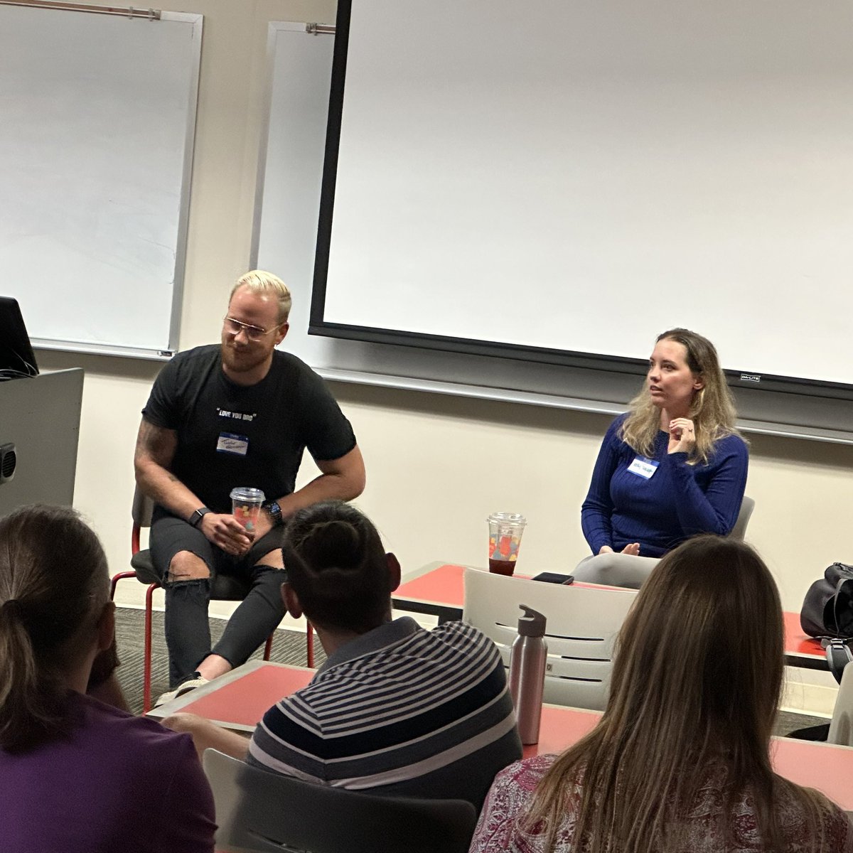 atlantabass's tweet photo. Brilliant discussion with @kvlly and @tdesseyn at #ATLDevCon on how to get yourself above the noise and stand out to hiring managers! https://t.co/JynAWgUNAo
