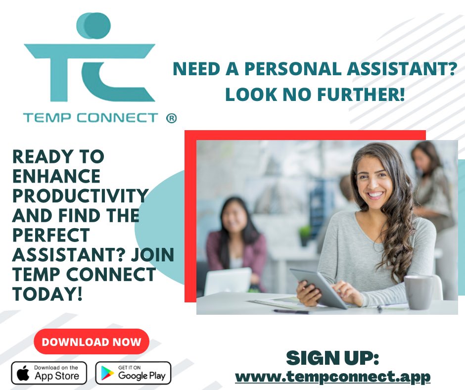 🙋‍♂️ Employers: Find the perfect personal assistant to help manage your busy life or business.

📑 Job Seekers: Discover personal assistant positions that match your skills and dedication.

#PersonalAssistantJobs #Efficiency #TempConnect