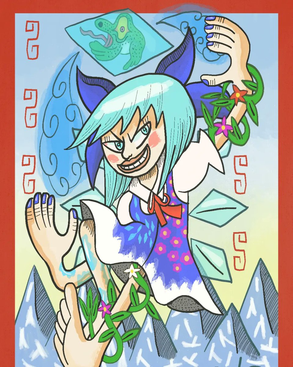 Another 9/9, and another Cirno fanart, this time in Tibetan style!
 
Happy Cirno day bakas!

#Cirno
#cirnoday
#touhou
#touhouproject
#東方
#東方project
#fanart
#tibetan
#tibetanart
#thangka