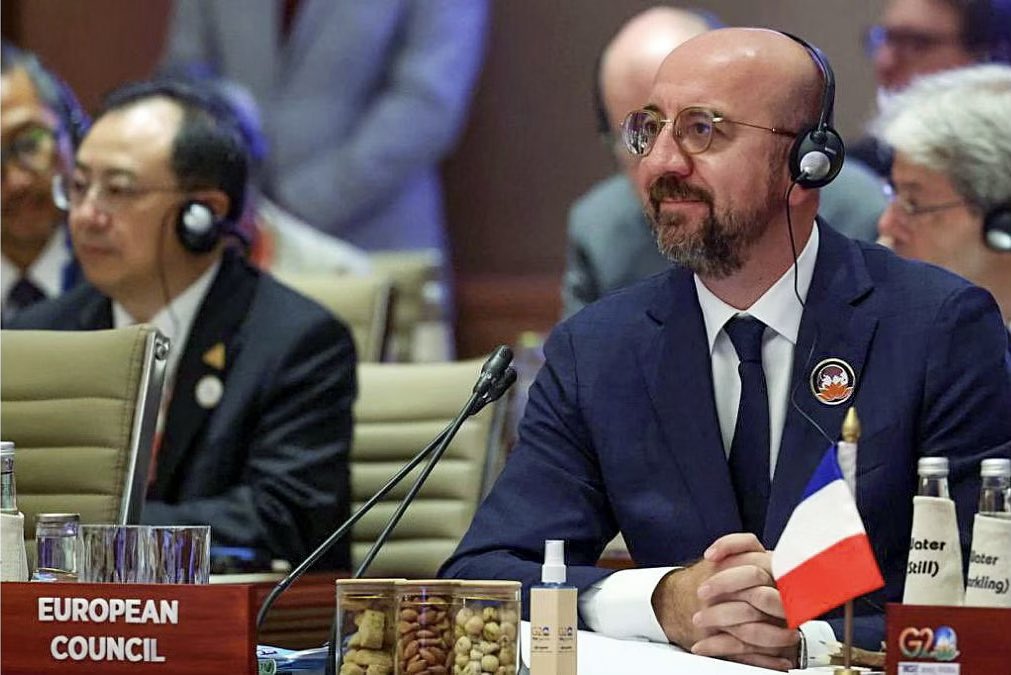 European Council President Charles Michel lashed out at “Mr Russia Representative” (FM Lavrov) during his address at the opening session of the G20 Leaders’ Summit in Delhi Saturday and accused Russia of offering grain to African countries in “a parody of generosity”.

“And what