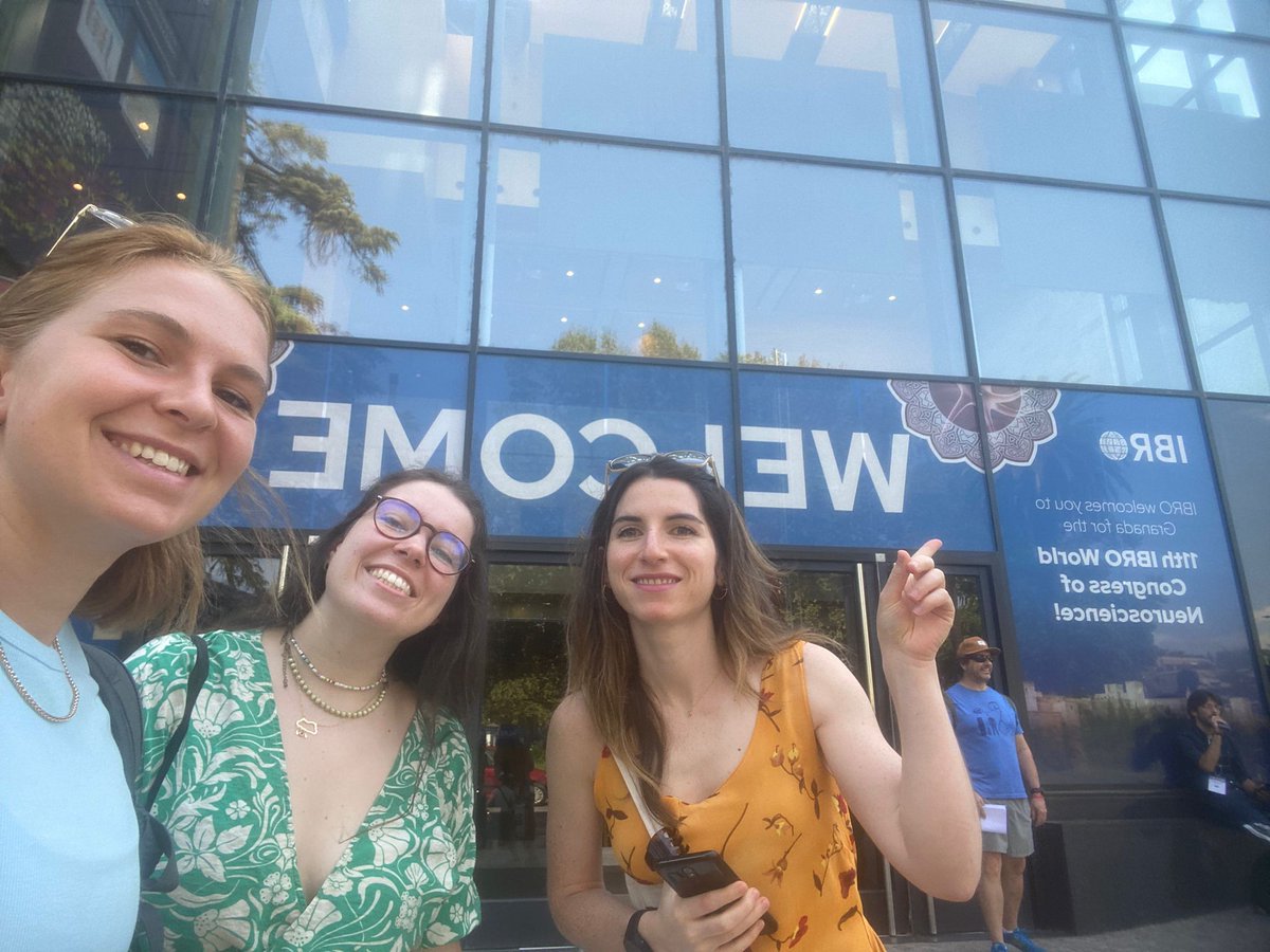 goikolea7's tweet photo. Thorton lab at the #IBRO2023 in Granada 🥳🥳 Neuroscience and tapas for the next few days 🤩 @clairecurel @rebecca_hmorris https://t.co/ptQKEaffyv