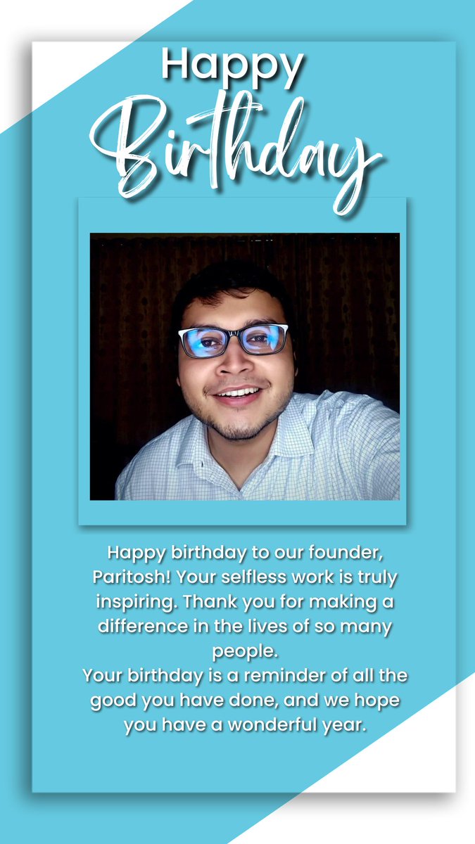 Birthday wishes to our MVP, <a href="/pantparitosh/">Paritosh</a> 🎉🎉