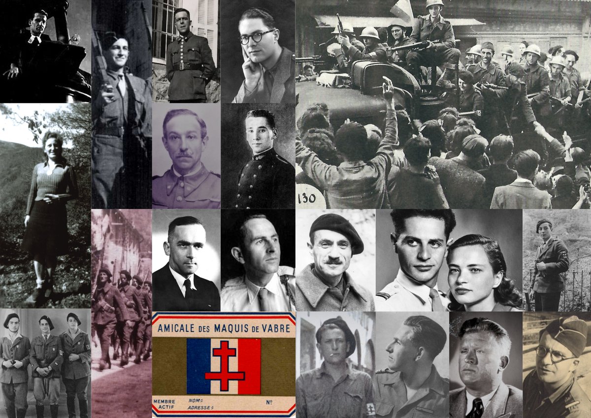 maquisdevabre's tweet photo. En 2024, l'Amicale des Maquis de Vabre va célébrer les 80 ans de la Libération de Castres et du Tarn ☨🇫🇷

Pour honorer ses aïeux, l'Amicale va publier le portrait des 463 maquisards qui ont participé à cette Libération. Ce projet est aussi un appel à l'aide.

À dérouler, à RT 🧶 https://t.co/uhry0XzHWx