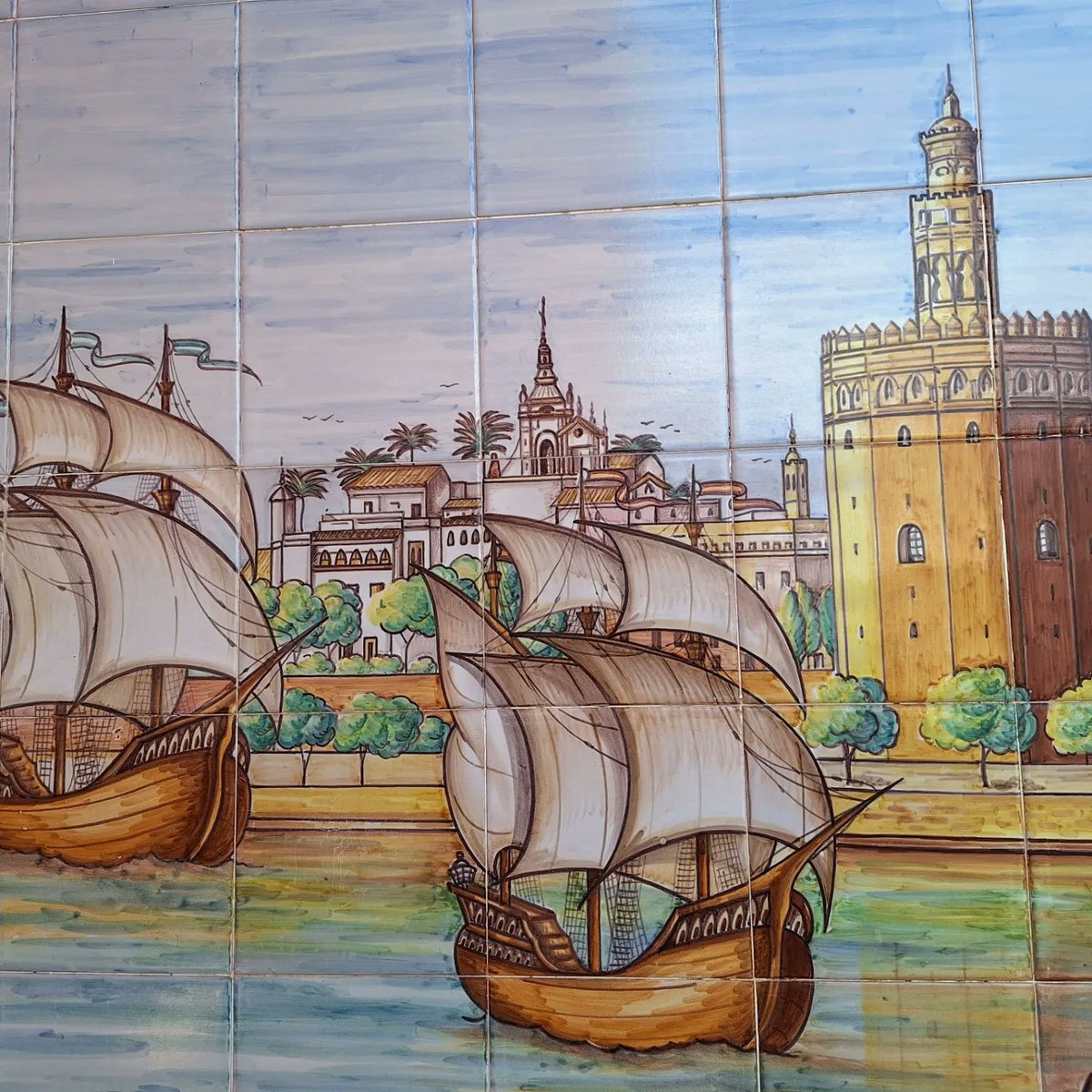 xConquistadores's tweet photo. 🚣🌎 BARRIADA ELCANO EN SEVILLA 💃
Calles, murales, bares, kioskos, la iglesia del Carmen, ... son un recuerdo de esta increíble gesta ❌
Más 📷 ...👇
https://t.co/QPHdo9mAxH
#Sevilla #Elcano #magallanes #hispanidad #vueltaalmundo #tercios #gestas #historia #aventura #heroes https://t.co/Zc7e7CNTcI