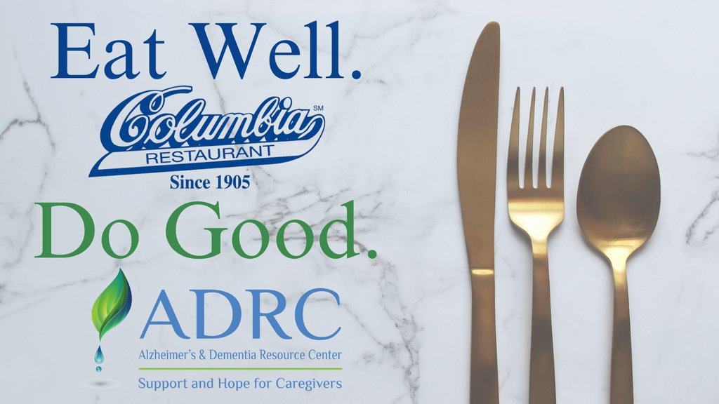 During the month of September when you enjoy one of the 1905 Family of Restaurants, select the <a href="/ADRCcares/">ADRCcares</a> on your ballot, and 5% of your check will be donated to us.

Choose from <a href="/Columbia1905/">Columbia Restaurant</a> @chacha_coconuts @uleletampa <a href="/GoodyBurgers/">Goody Goody Burgers</a> &amp; @santostefanoTPA
#dining #charity