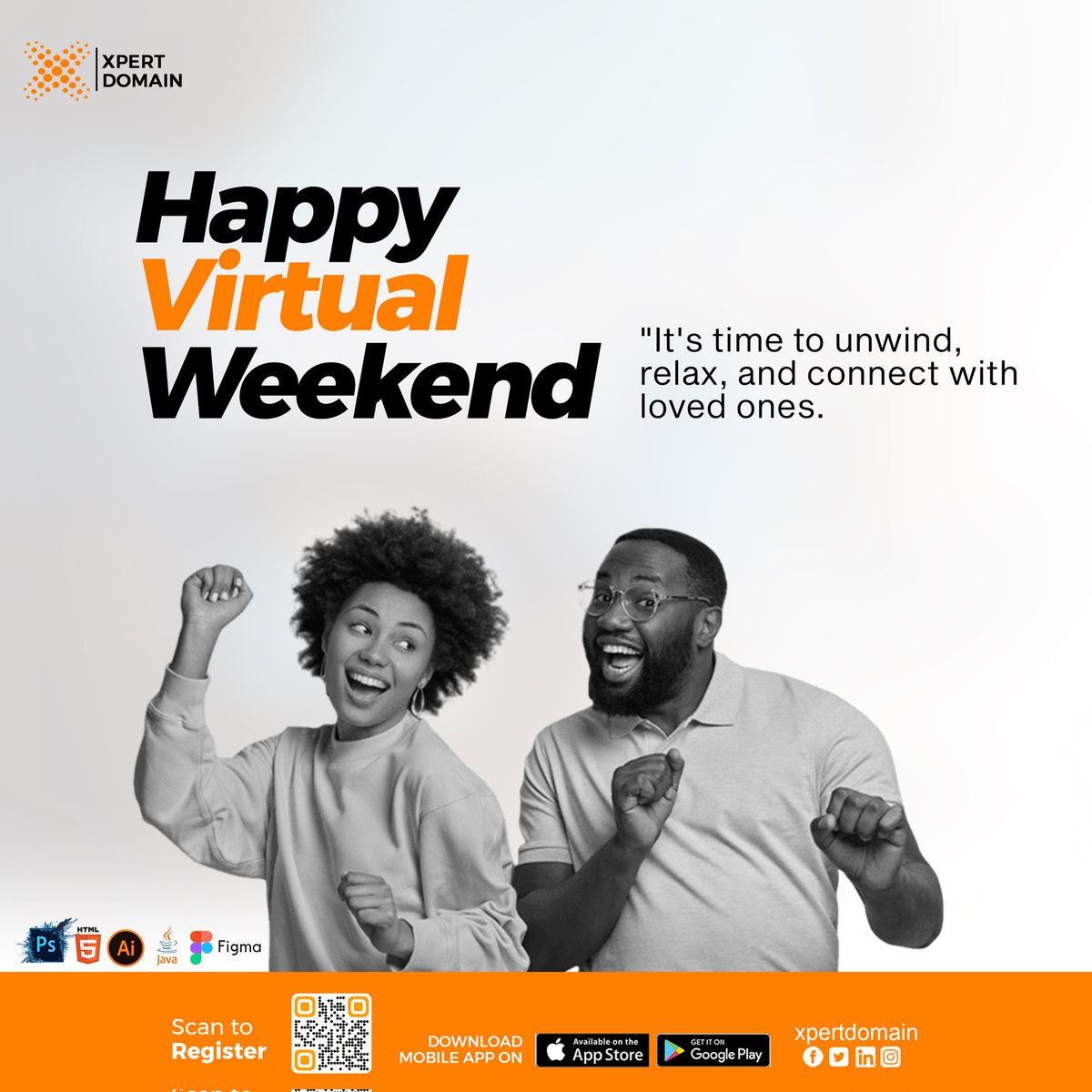 Have a tech filled weekend ahead.
Even as you rest, you can learn more about ourselves.

Log on to
xpertdomain.com

#xpert#expert#expertdomain#professional#sidehustle#onlinejobs#extraincome#consultation
#onlineservices#onlineconsultation#gigs#onlinegigs#freelancer