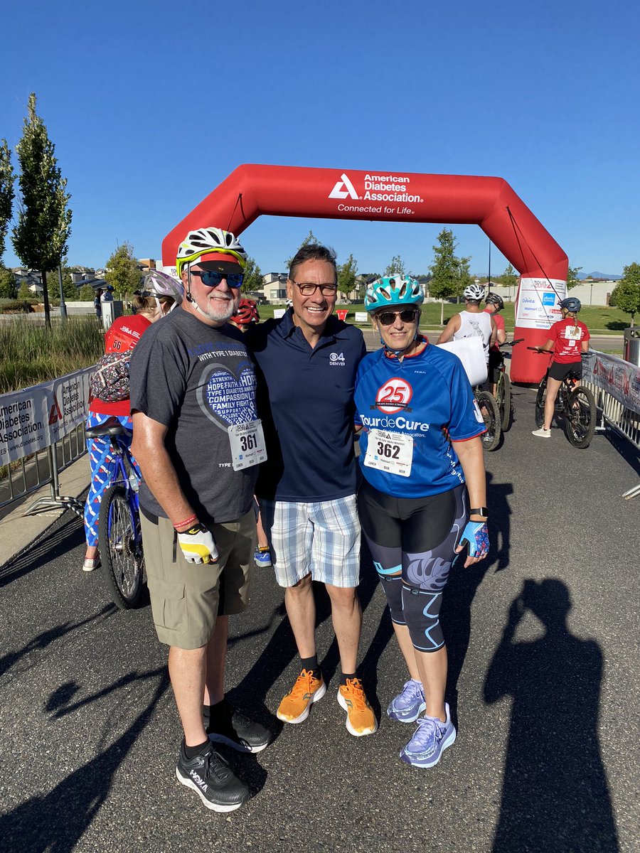 DaveCBSColorado's tweet photo. What a great day for a ride! MCing 2023 ADA Rocky Mountain Tour De Cure! #Connectedforlife #tdcrockymountains #AdaColorado #CharlesSchwab @CityofLoneTree @CBSNewsColorado #FirstAlertwx https://t.co/zBk77EjcoZ