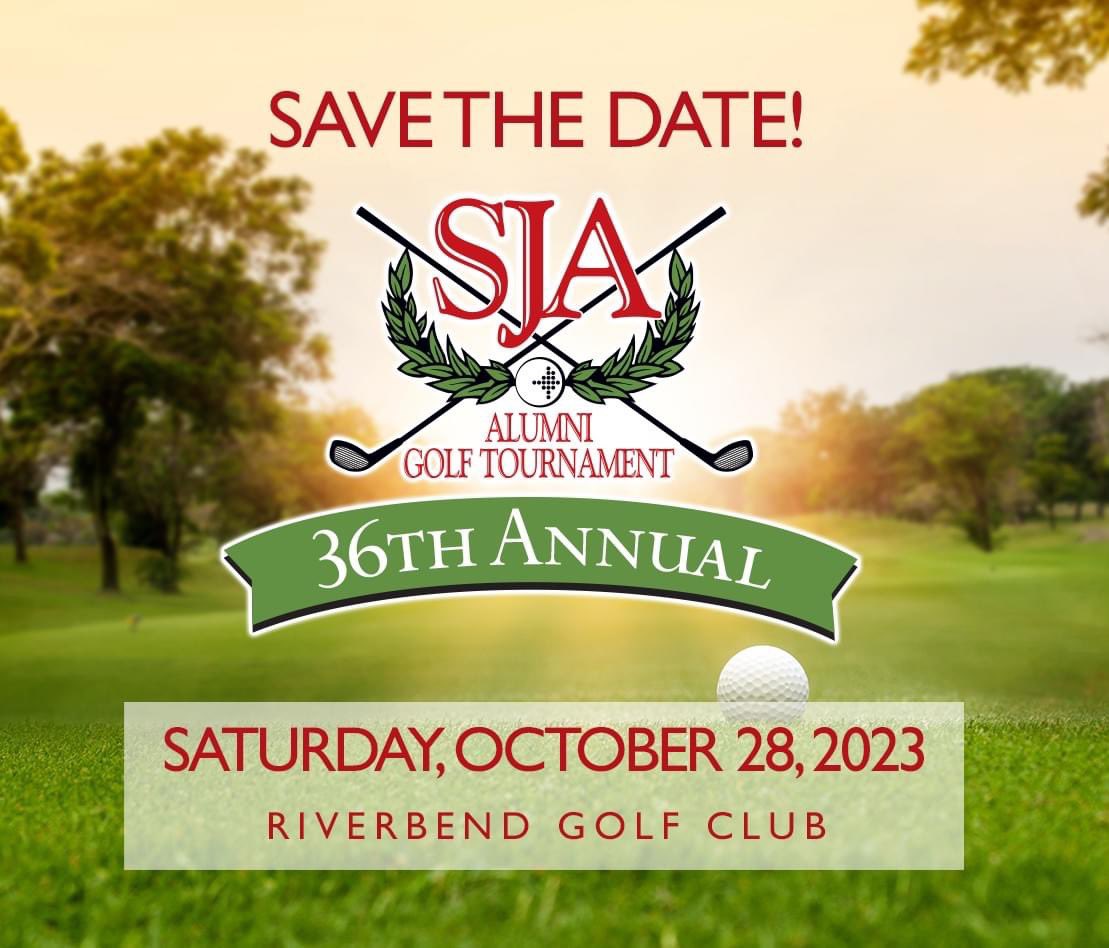 ⛳Please join us for the 36th Annual SJA Alumni Golf Tournament on Saturday, October 28, 2023.⛳🐾 Click the link to register for the event: bit.ly/SJAGolftournam… Additional questions? Contact Donna Barron at 956-542-3581 ext. 302 or dbarron@sja.us