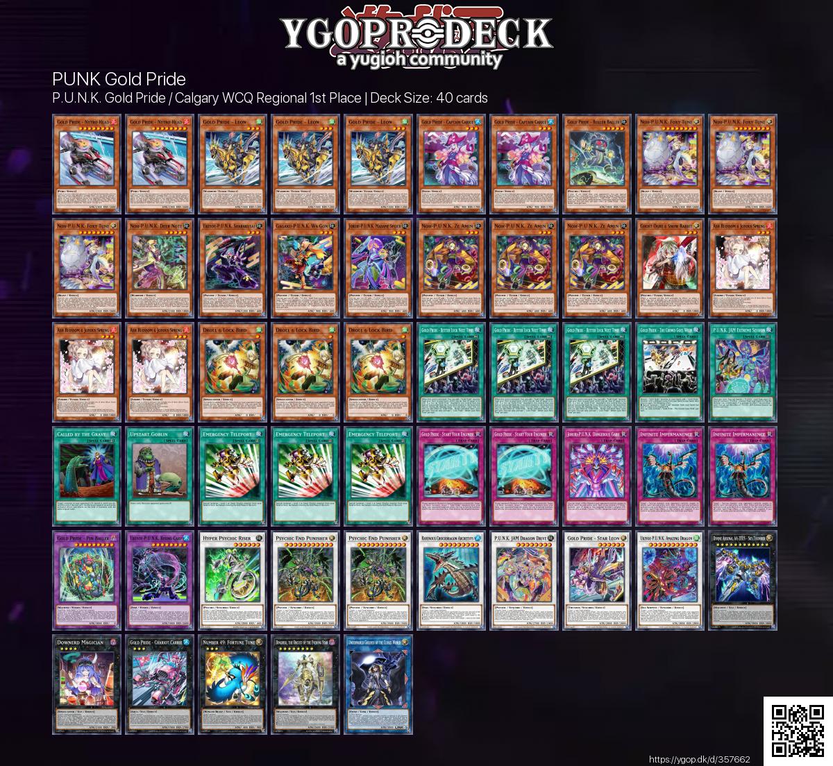 gold pride deck yugioh YUGIOH - Gold Pride Superfan main image 1