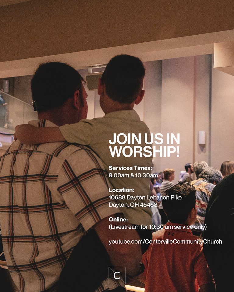 CentervilleCC's tweet image. We can't wait to be with you tomorrow!

#WorshipService #WeekendService #DaytonOhio #OhioChurches #OhioChurch #ChurchNearMe #SundayWorship