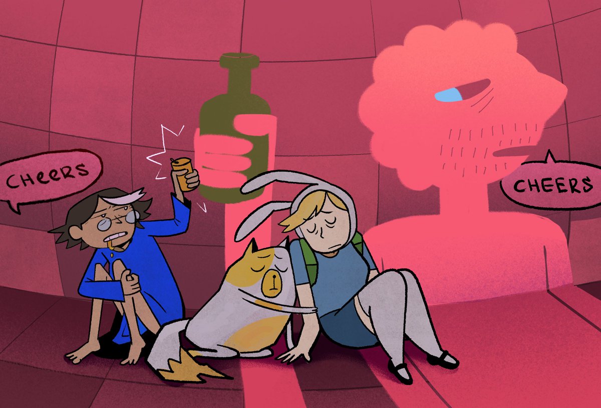 Sad losers club 

#adventuretime #FionnaandCake