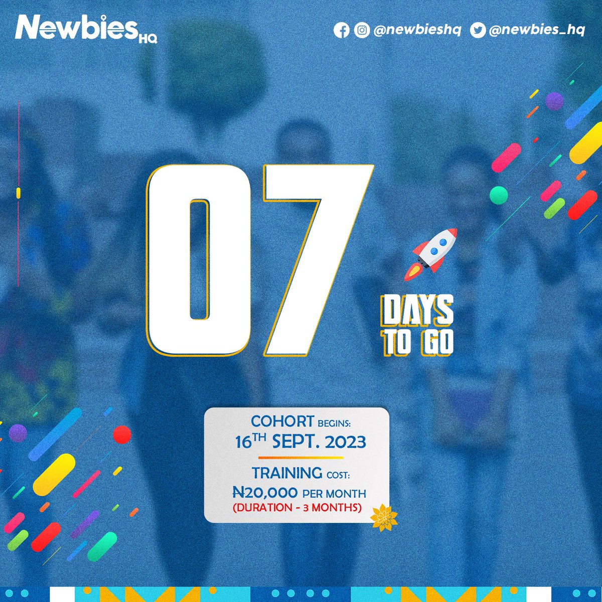 newbiesedge's tweet image. Are you a tech newbie?

NewbiesHQ is offering a 3-month training to help you break into tech.

Learn:

- Product Design
- Product Management 

With us, you will get the required knowledge + skills to secure your dream job.📚

Register today: bit.ly/3Q84mpu 🤗

#NewbiesHQ