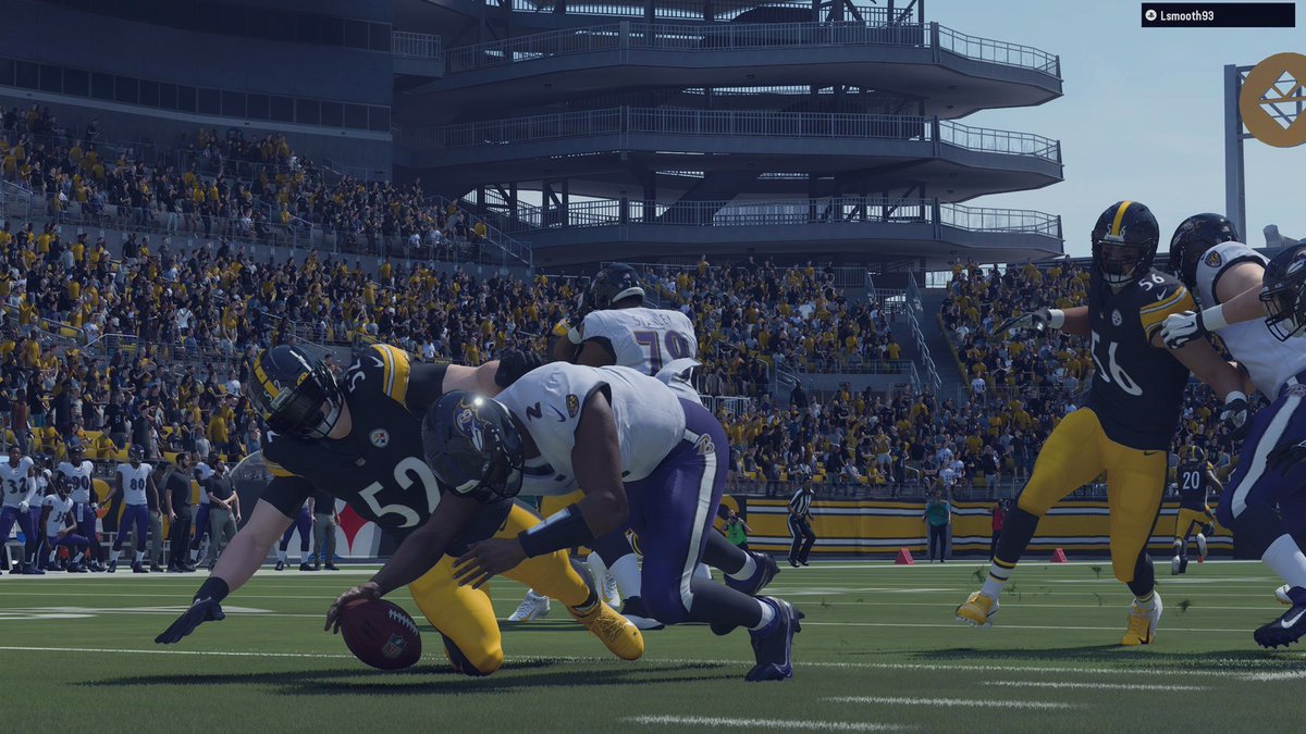 FMLSteelers's tweet photo. #TheStandard Ravens pulled up and got dropped off. Defense controlled the run game and the #1 ranked Pass defense to much for Huntley

Friermuth with a career game and LOLB Sherwood from Bears P-Squad records 1st career sack!

“Another day in the office” - Mitch 

@FMLReport https://t.co/6GoPsm2mFy