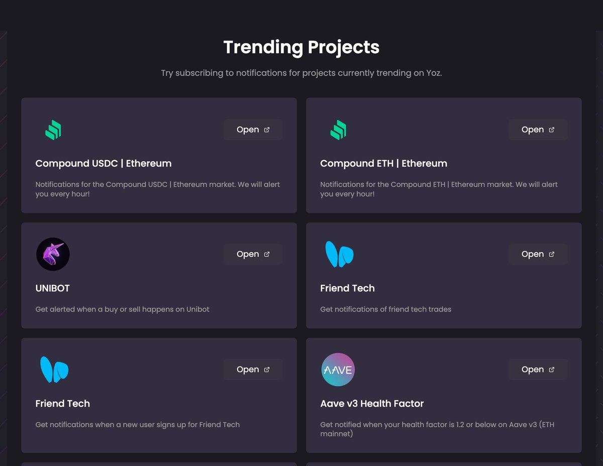 yozlabs's tweet photo. Keep up with the onchain action. Subscribe to notifications for crypto projects trending on Yoz.

Explore and subscribe here: 
👉 https://t.co/eWVsp9R0IQ https://t.co/SZZtjM1VHU