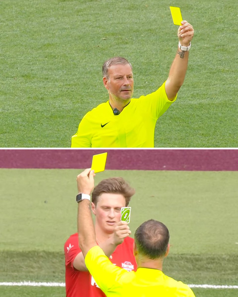 Mark Clattenburg getting hit by an 'Uno Reverse' after showing a yellow card to Max Fosh 🟨🔁

Can't believe Premier League players never tried this 🤨😂