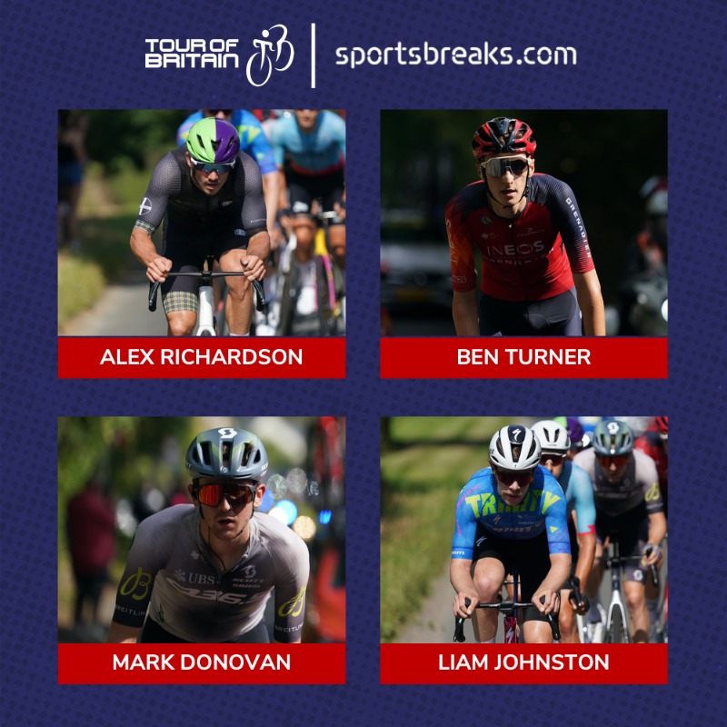 TourofBritain's tweet photo. We weren't short of nominees for today's @sportsbreakscom combativity award shortlist 💪

Voting is open - pick your favourite in our online poll now!

#TourOfBritain 🔴🔵⚪