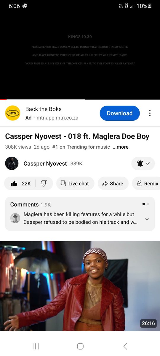 KabeloKaybeelow's tweet photo. And trending #1 #018Video 💯🦁🐐🔥 https://t.co/S9dbMSbDj8