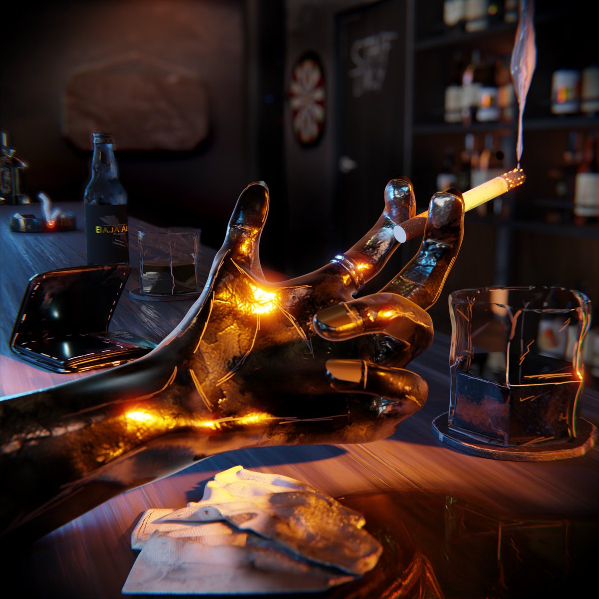 Styalised Render made in Blender. All models and most textures made by me. All support appreciated!

#art #CGI #wip