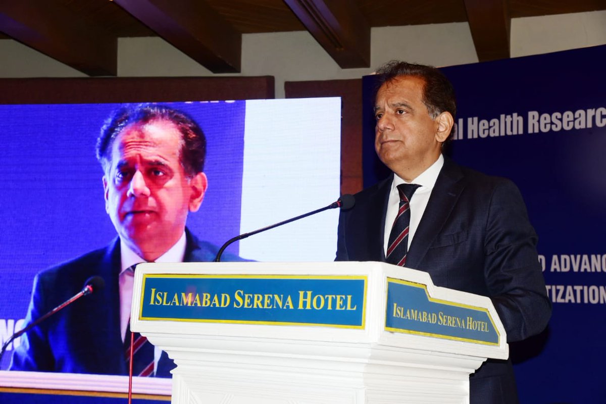 “Focusing on health research for the development of Pakistan 🇵🇰 is the need of the hour, through research, we can improve the health sector. This will not only enable us to identify existing challenges but to uncover new priorities for more effective solutions”.