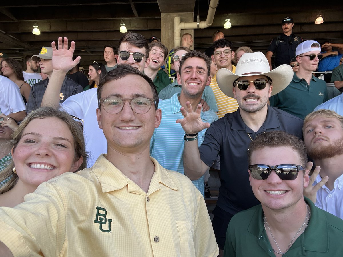 cgoodrum63's tweet photo. My friends flew in from Canada to see our bears beat the Utes today! #SicEm https://t.co/UWCfYsLnoH