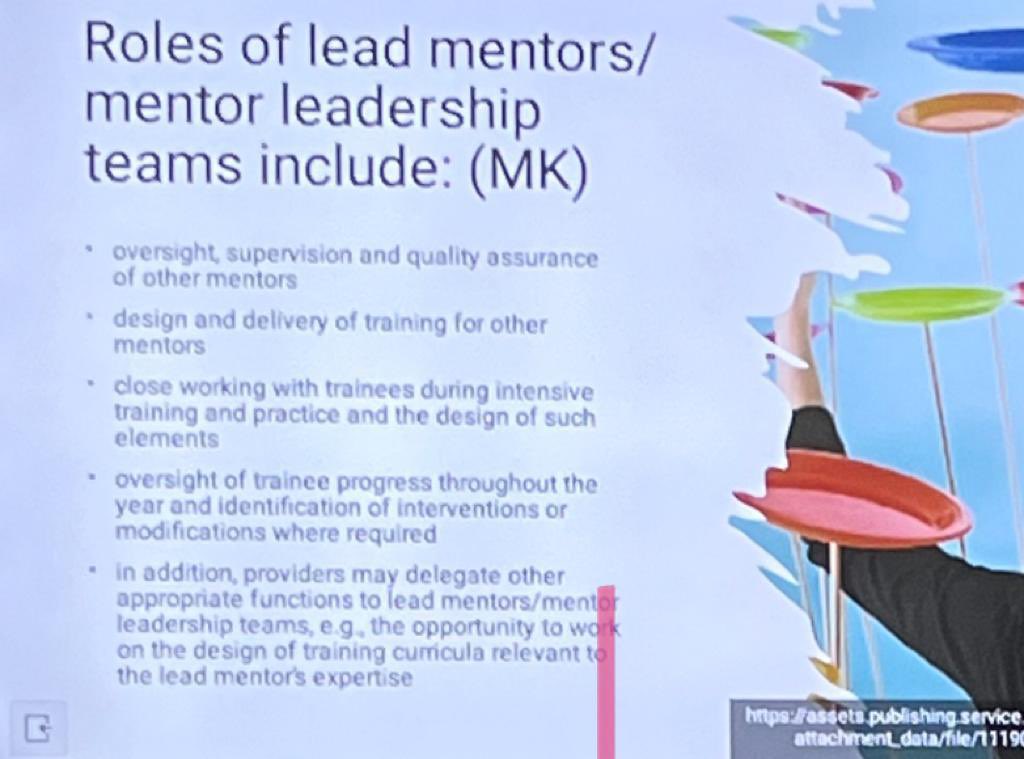 TheParkerEACT's tweet photo. Our very own Dr K presenting at @researchED1 about the pivotal role of Lead Mentors, the challenges they face & discussing proposals for the future with @Bromley_SC in #rED23 @EducationEACT #ParkerPride https://t.co/8wFK3ZStF4