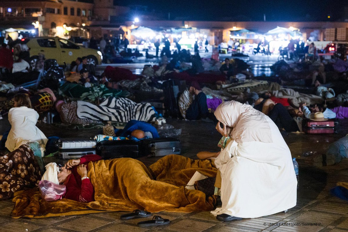 unicef_es's tweet photo. Nuestro equipo en Marruecos está listo para colaborar con el gobierno del país para apoyar la respuesta de emergencia y responder a las necesidades de niños y familias afectadas por el terremoto.
Nuestro fondo de emergencias: https://t.co/rn03zescau https://t.co/yNmwqTZFWv