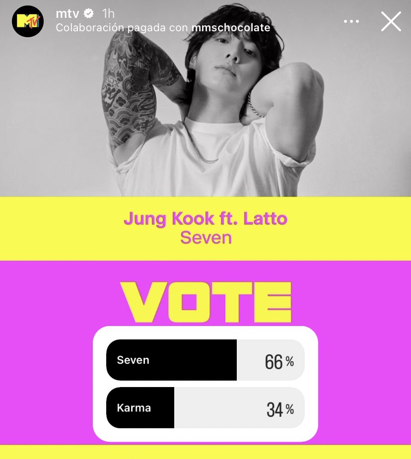 🗳️ 3rd Round for Song of the Summer has started! Vote for #Seven on MTV IG Story!
instagram.com/stories/mtv/31…