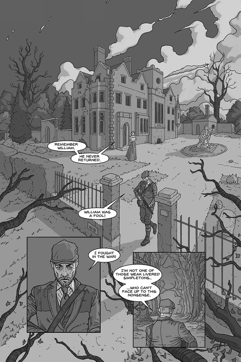 CraigPaton's tweet image. Some interior pages from Lakeside, a horror comic from myself and @PhilipGHarris. Available Monday.